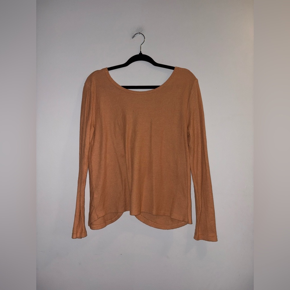 Bluenotes | Orange Twist Back Longsleeve